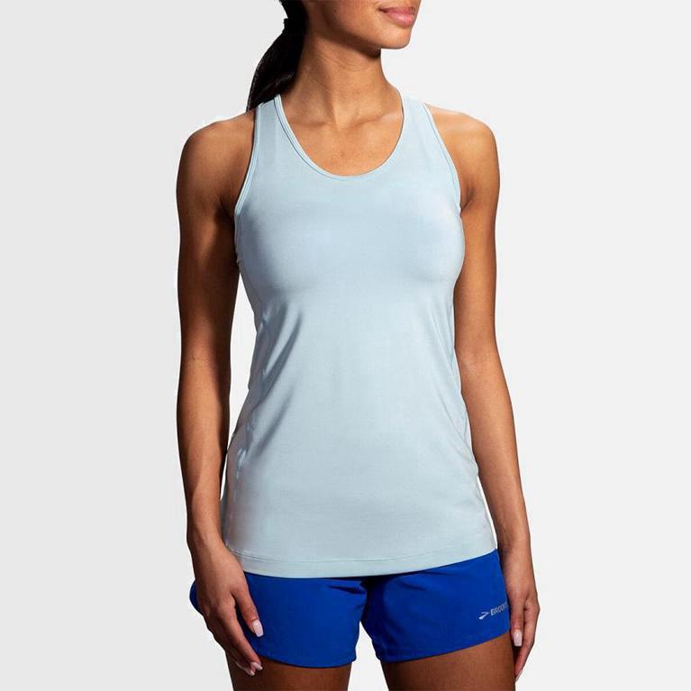 Brooks Pick-Up - Camiseta Sin Mangas Mujer - Azules (BA8342176)